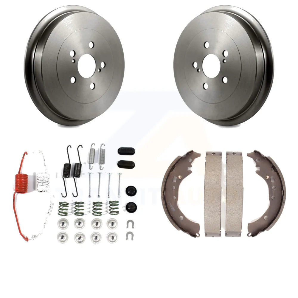 [Rear] 2009-2019 Toyota Corolla Premium OE Brake Drum & Shoes Spring Kit For Max Braking