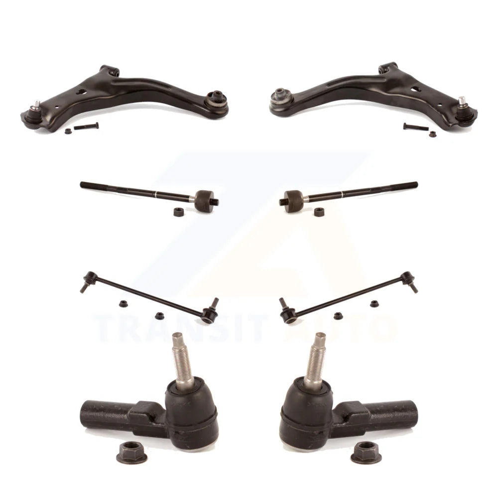 Front Control Arm Ball Joint Tie Rod End Link Kit (8Pc) For Ford Escape Mercury